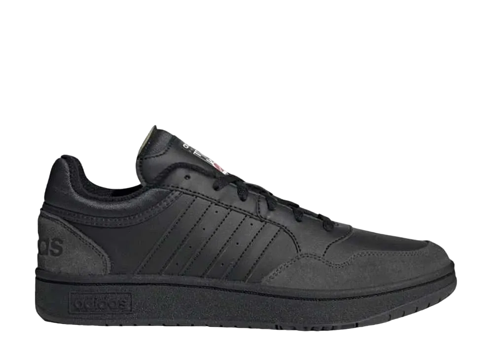 アディダス フープス3.0 ロー クラシック ヴィンテージ "コアブラック/カーボン"