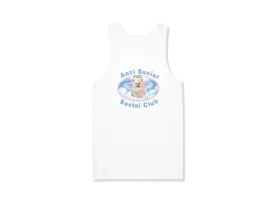 ANTI SOCIAL SOCIAL CLUB Goodbye Kitty Tank "White"