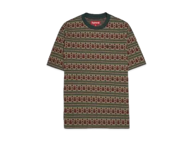 Supreme Jacquard Scarab S/S Top "Olive"