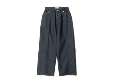 beautiful people Left Hand Twill Wide 3Sides Denim Pants "Indigo"