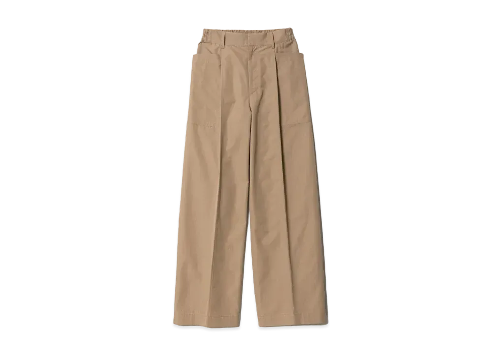 beautiful people Finx Weather Cloth Bow Silhouette Pants "Beige"