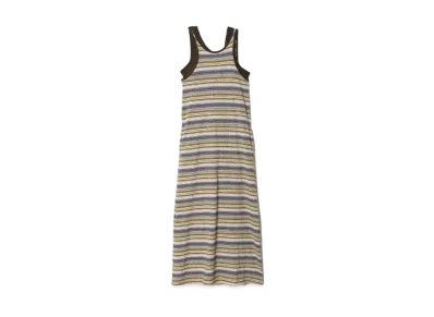 beautiful people Fair Isle Jacquard Tank-Top Dress "Olive"