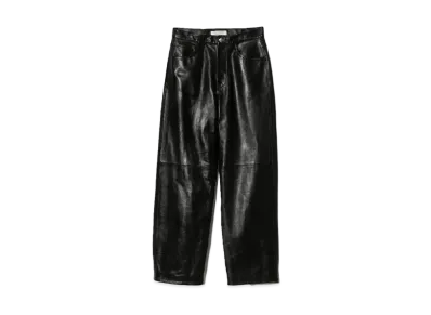 beautiful people Vintage Leather Cropped Pants "Black"