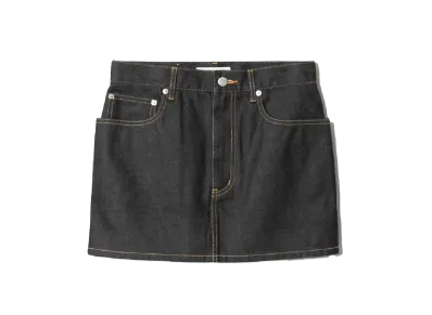 beautiful people Selvedge Denim Mini Skirt "Indigo"