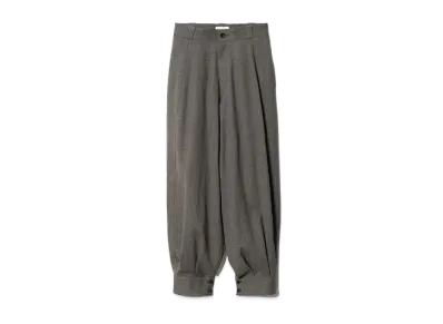 beautiful people Wool Linen Tweed Zouave Pants "Gray"
