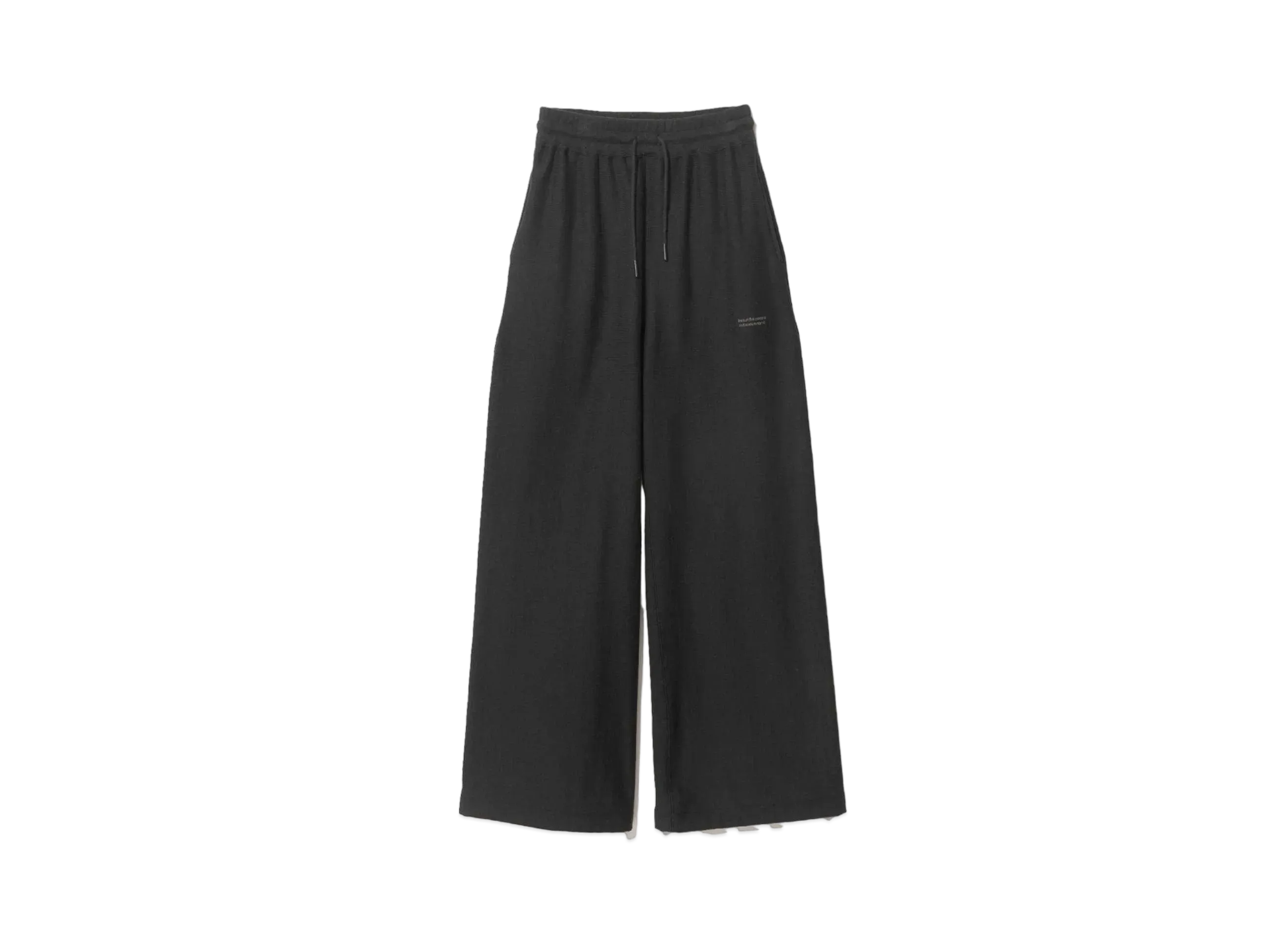 beautiful people Suvin Compact Sweat Wide Straight Pants "Black"