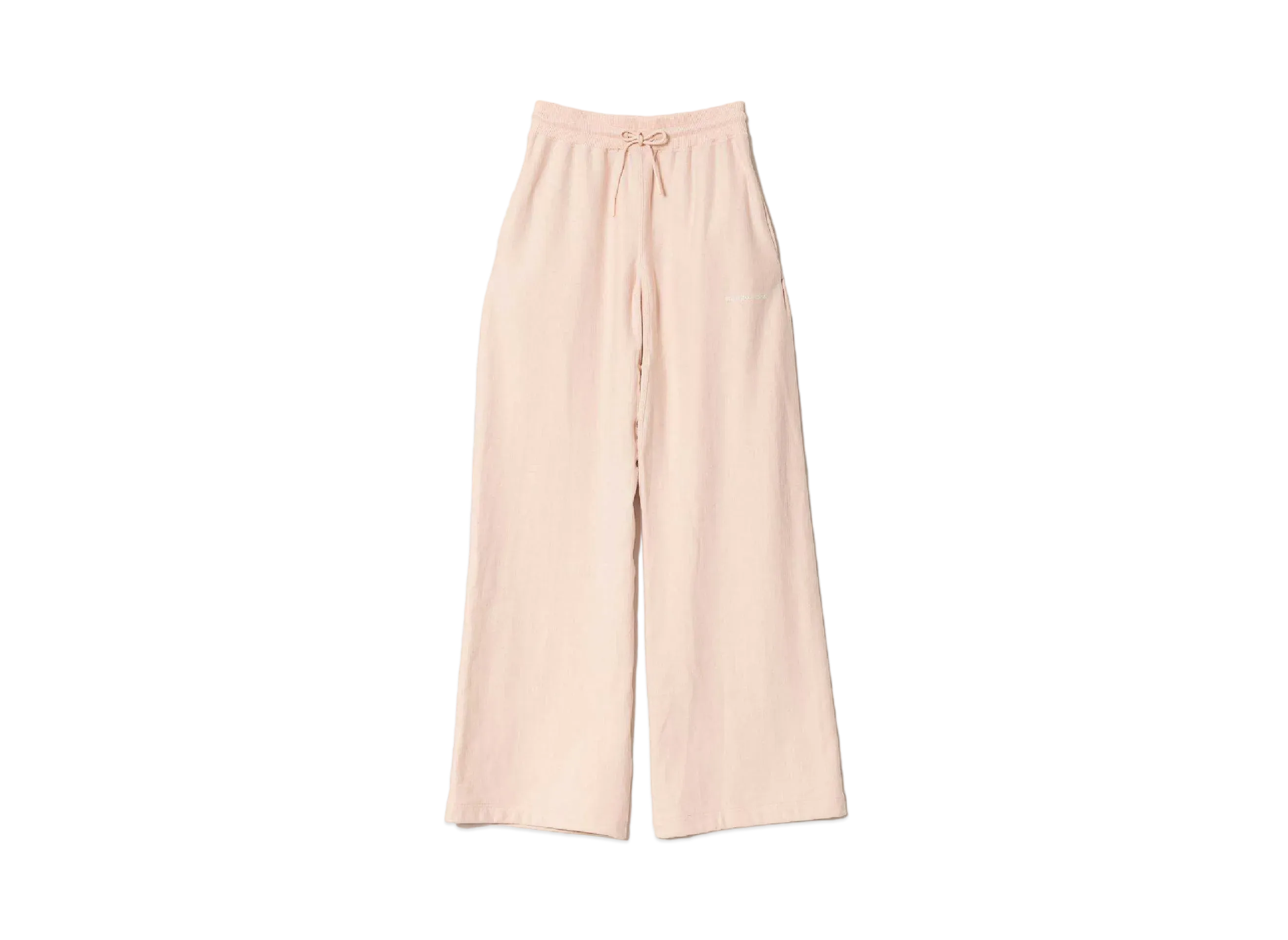 beautiful people Suvin Compact Sweat Wide Straight Pants "Pink"