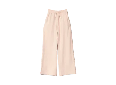 beautiful people Suvin Compact Sweat Wide Straight Pants "Pink"