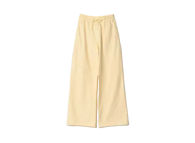 beautiful people Suvin Compact Sweat Wide Straight Pants "Lemon"