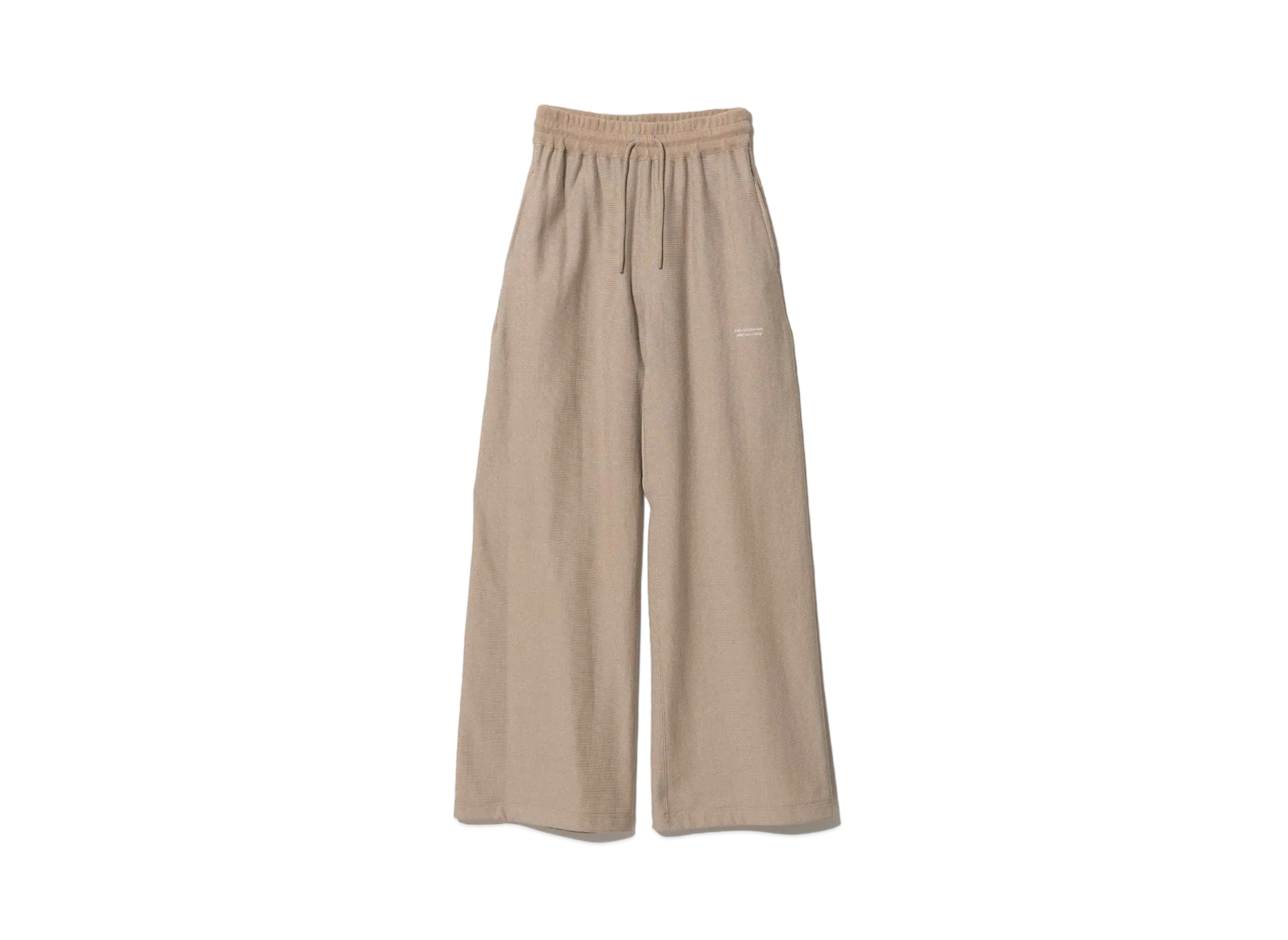 beautiful people Suvin Compact Sweat Wide Straight Pants "Beige"