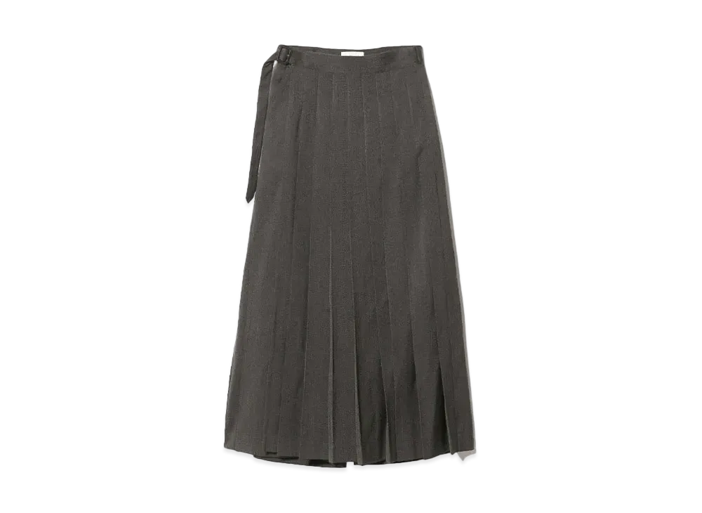 beautiful people Hightwist Doeskin Gurkha Kilt Pants "Charcoal"