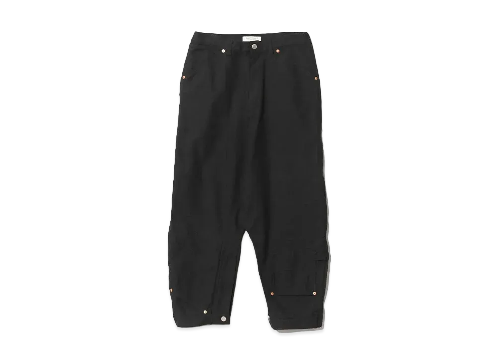 beautiful people Double-End Duck Cloth Pants "Black"