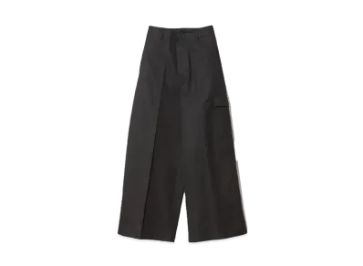 beautiful people Finx Gabardine Military Wide Pants "Black"