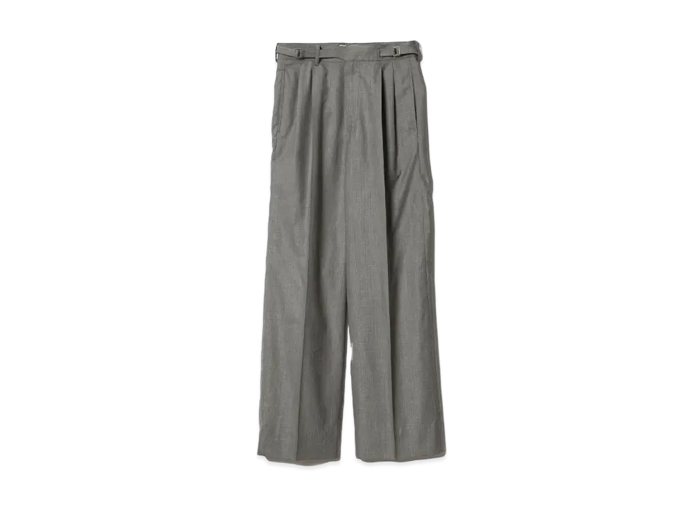 beautiful people Wool Silk Pinhead Gurkha Pants "Gray"