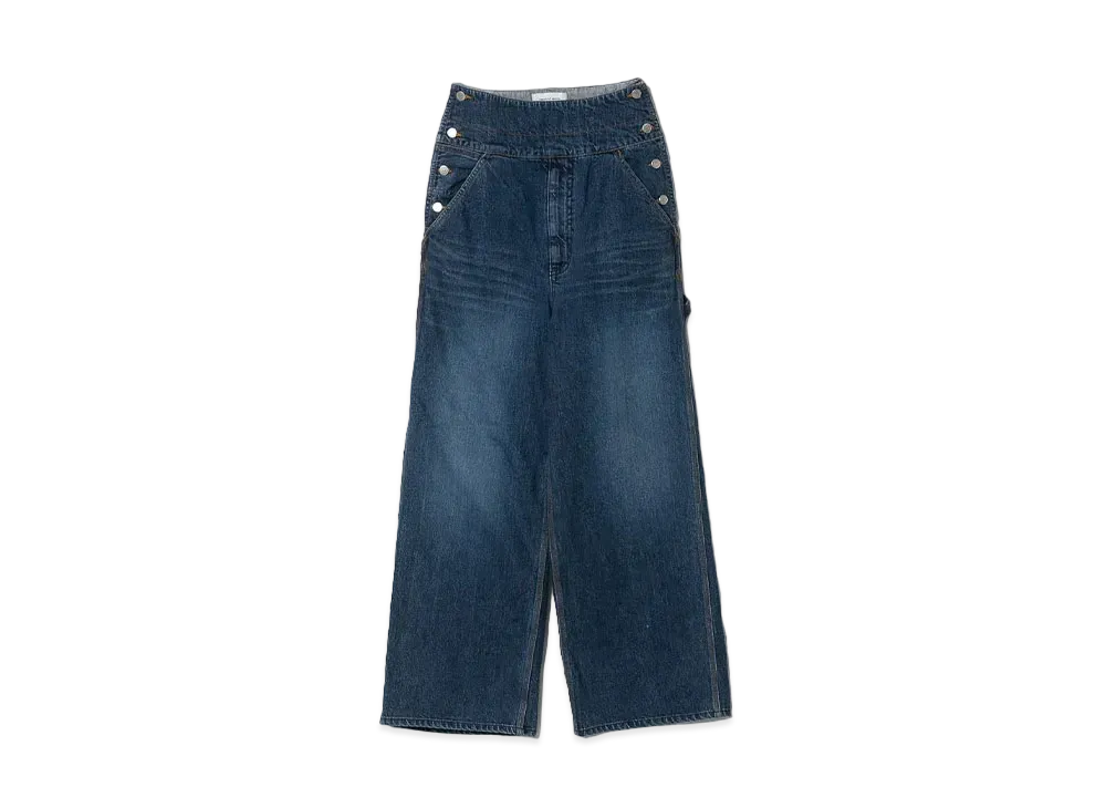 beautiful people Selvedge Denim High Waist Pants "Bleach"