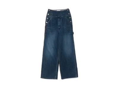 beautiful people Selvedge Denim High Waist Pants "Bleach"