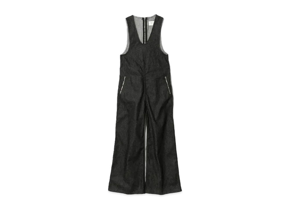 beautiful people Selvedge Denim Overalls "Black"