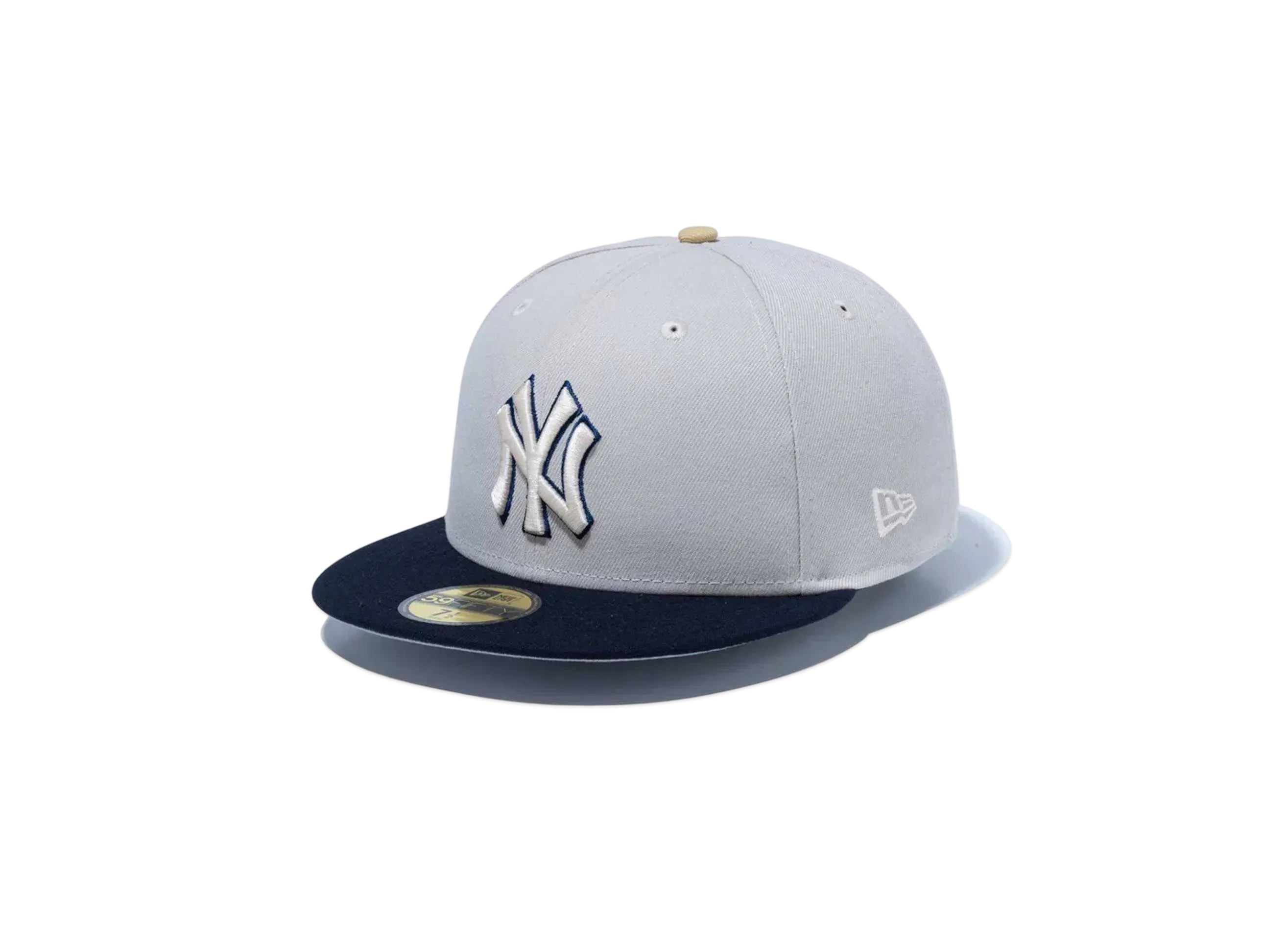 NEW ERA 59Fifty Moonbeam New York Yankees "Stone/Navy/Vegas Gold"