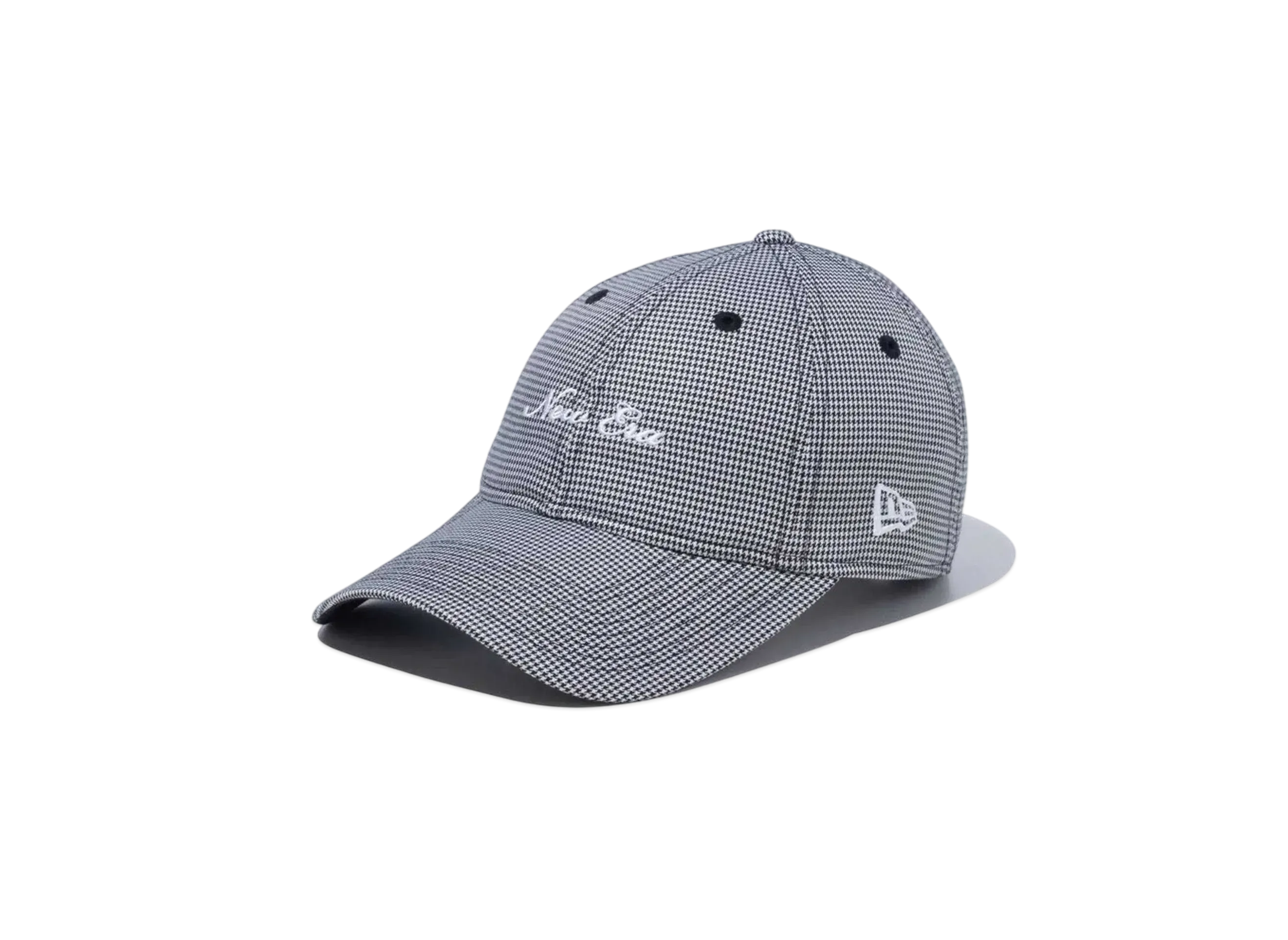 NEW ERA Women's Golf Houndstooth 9Twenty Long Visor "Black"