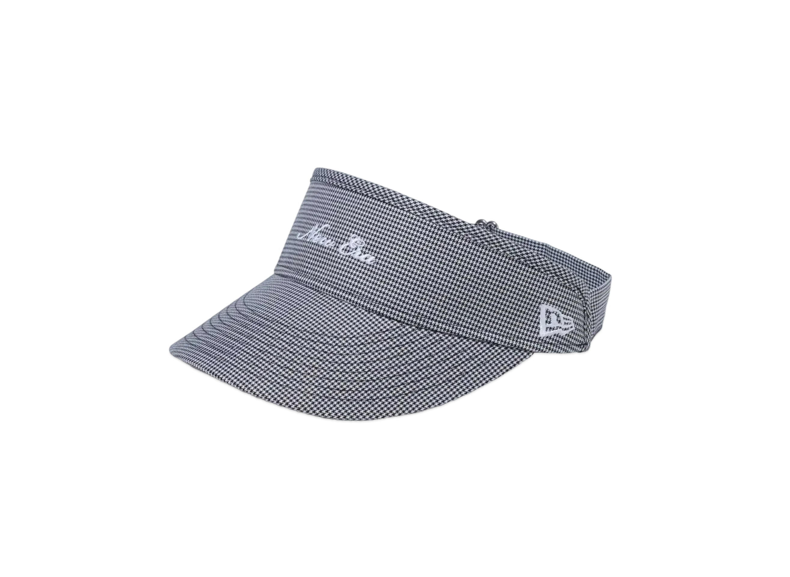 NEW ERA Women's Golf Houndstooth Tall Visor "Black"