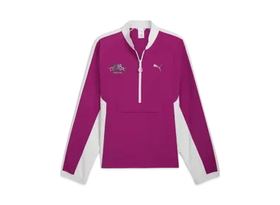PUMA x MAS TIEMPO 24 Half Zip Jacket "Magenta Gream"