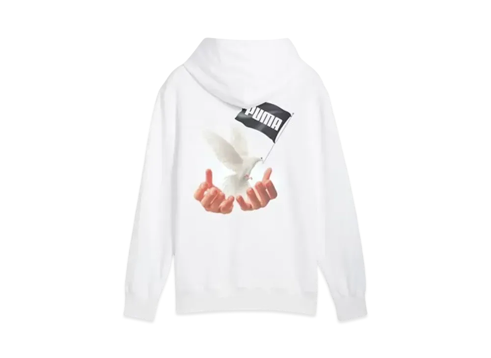 PUMA x MAS TIEMPO 24 Hoodie "Puma White"