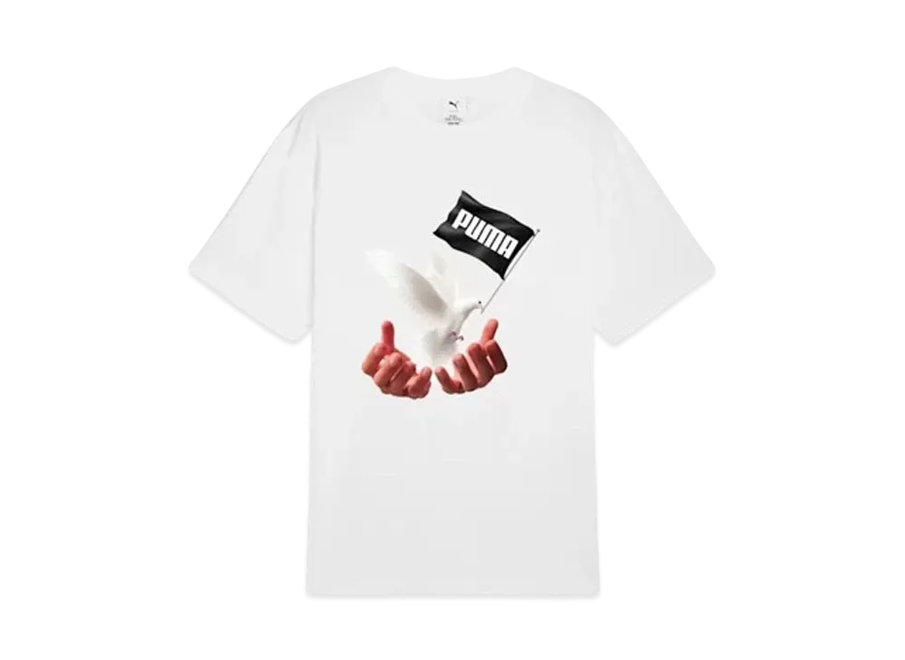 PUMA x MAS TIEMPO 24 Short Sleeve T-Shirt "Puma White"