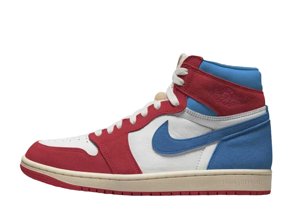 ナイキ エアジョーダン1 レトロ ハイ OG "バーシティレッド/ダークパウダーブルー"