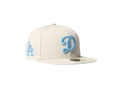 HOME GAME LOS ANGELES DODGERS CO D LOGO 59FIFTY "STONE"