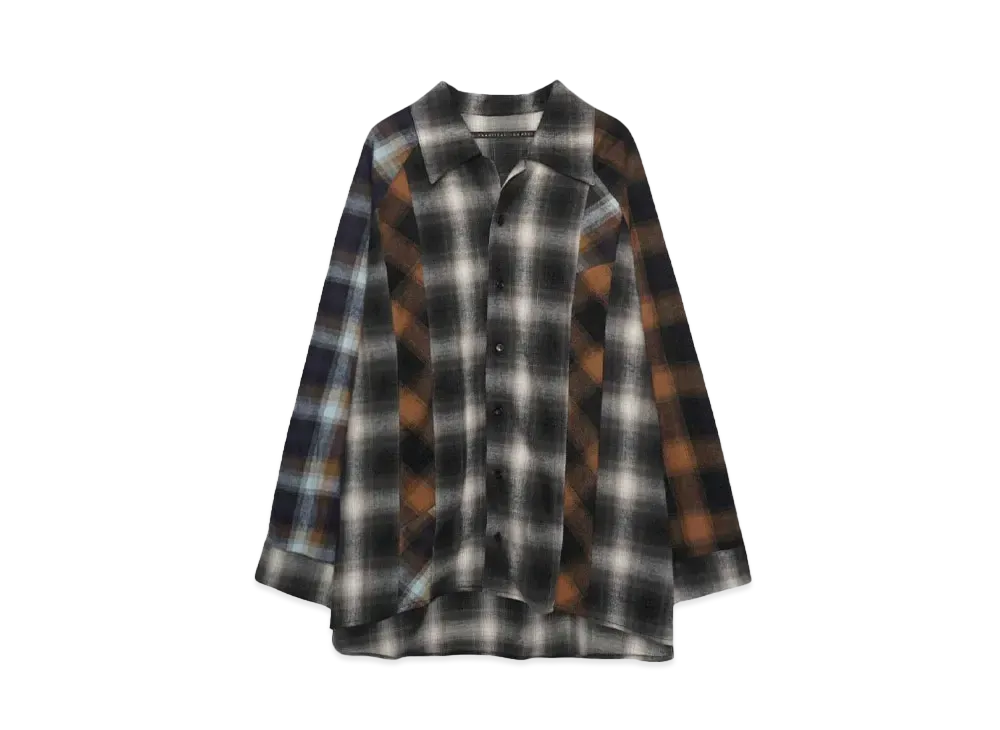 my beautiful landlet Ombre Check Cotton Shaggy "MULTI"