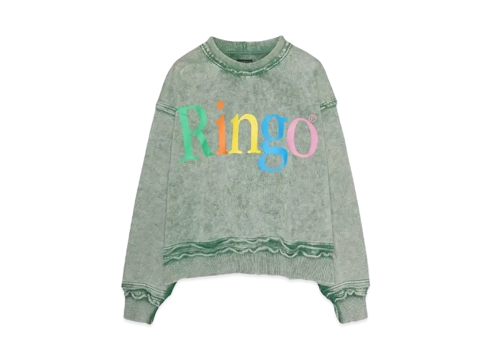 F-LAGSTUF-F "Ringo" BORO SWEAT "GREEN"