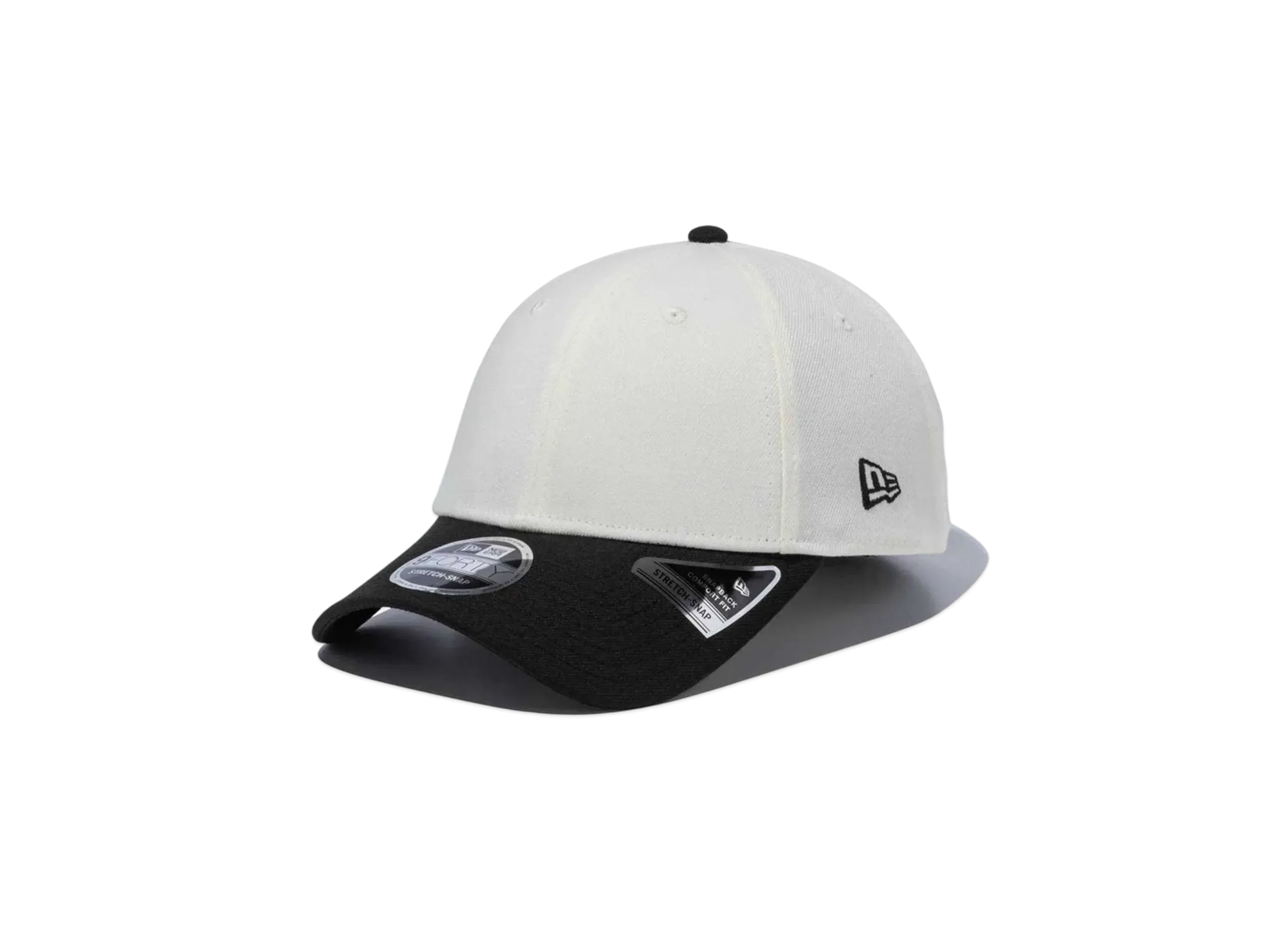 NEW ERA 9Forty Stretch Snap Basic "Chrome White/Black"