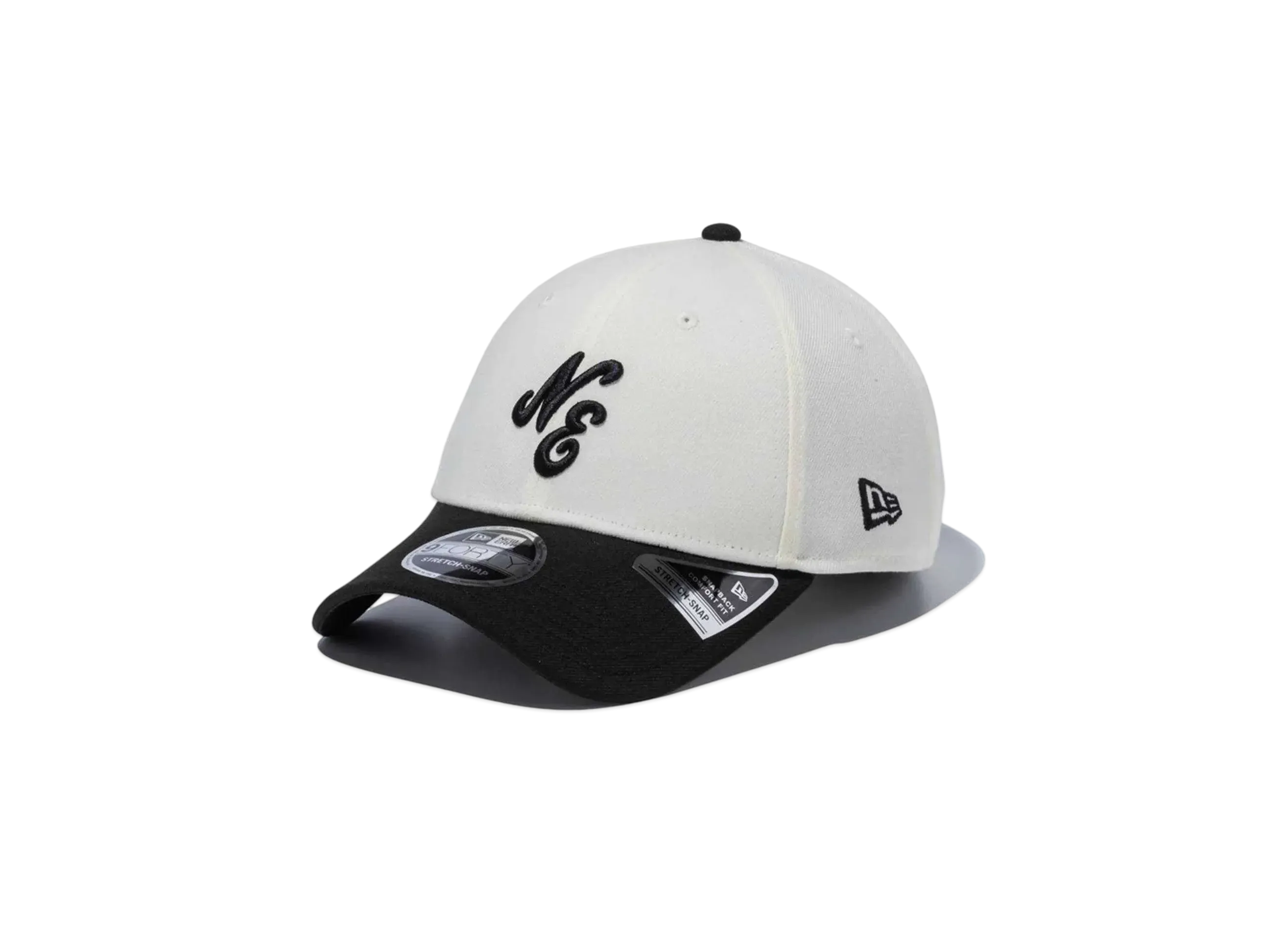 NEW ERA 9Forty Stretch Snap Classic Logo "Chrome White/Black"
