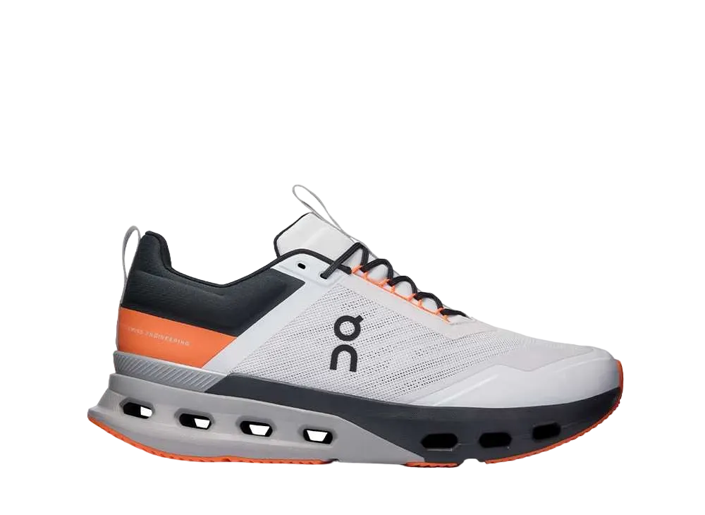 On Cloudnova X "Frost/Orange"