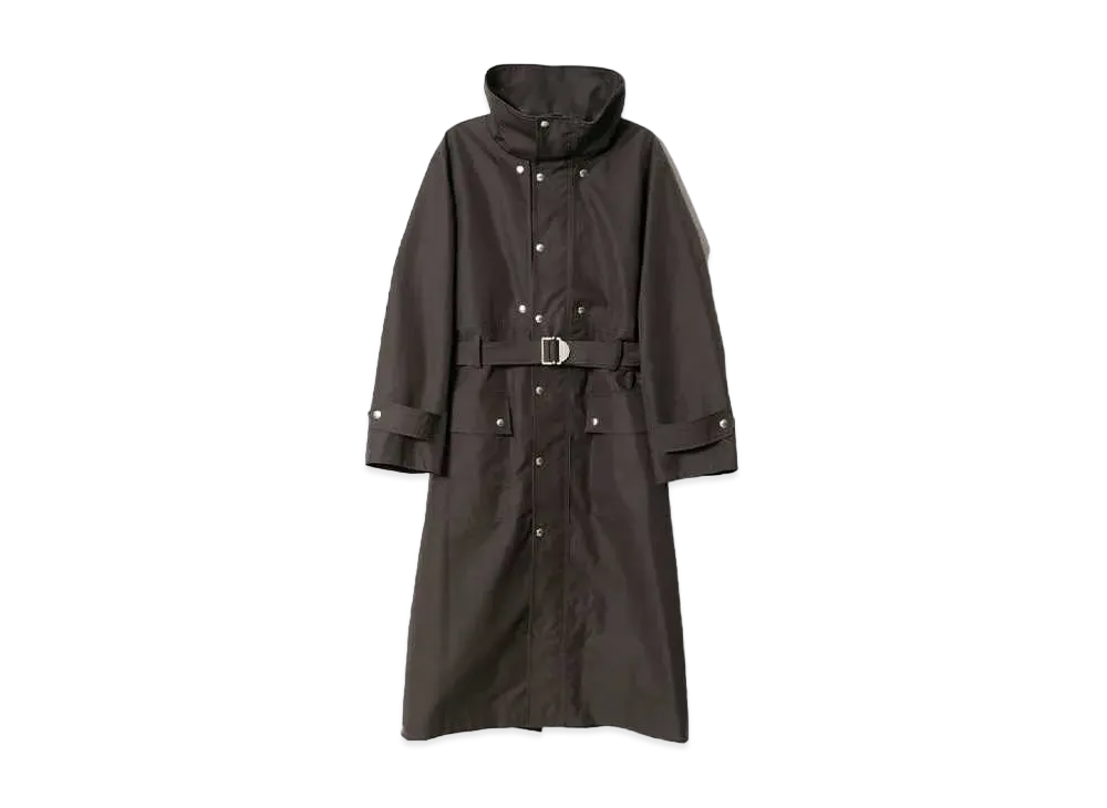 beautiful people Finx Weather Cloth Anorak Trench Coat "Charcoal"