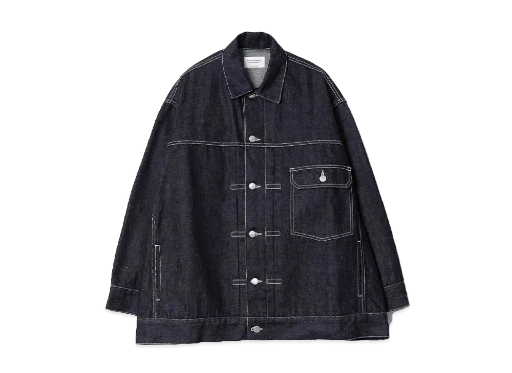 beautiful people Renew Selvedge Denim Big Blouson "Indigo"