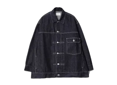 beautiful people Renew Selvedge Denim Big Blouson "Indigo"