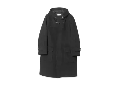 beautiful people Pile Melton Duffel Coat "Charcoal"