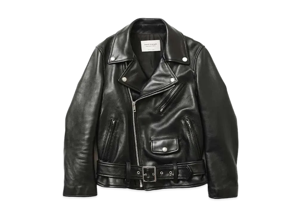beautiful people Vintage Leather The/A Riders Jacket Size 200/210 "Black"
