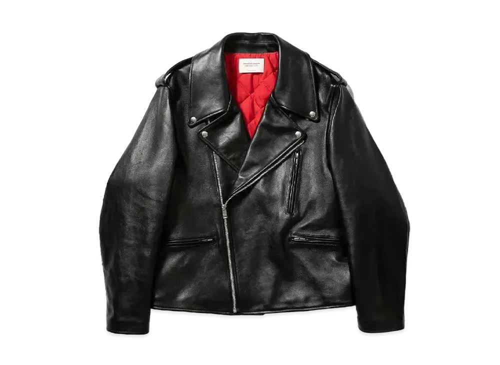 beautiful people Chrome Free Lamb Big Riders Jacket "Black"