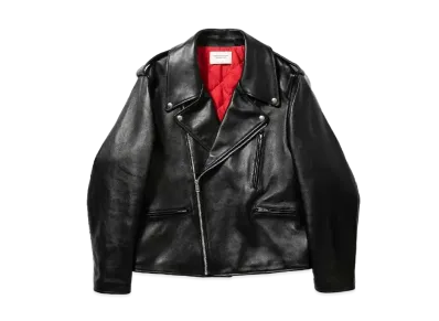 beautiful people Chrome Free Lamb Big Riders Jacket "Black"