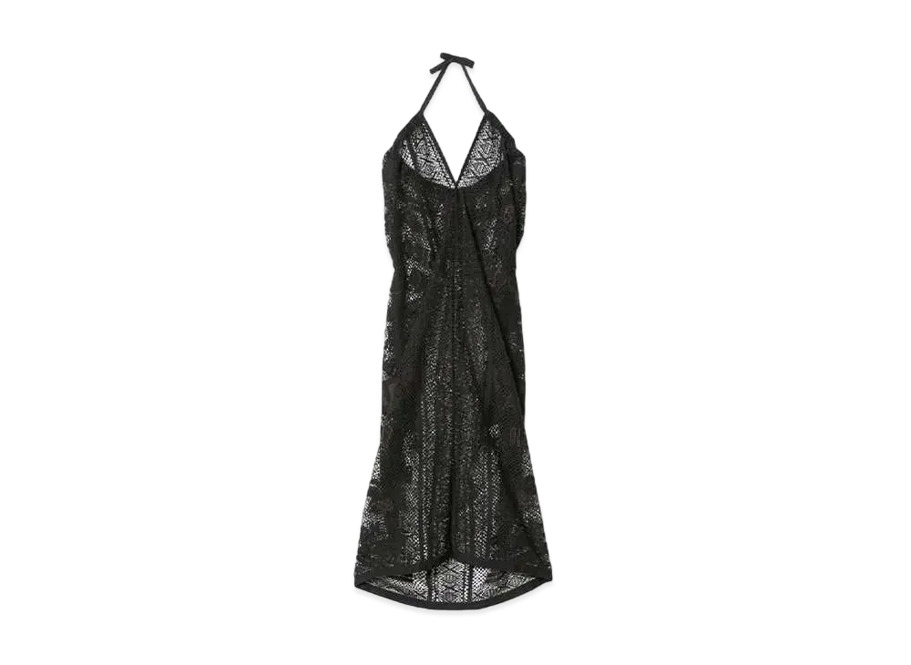 beautiful people Coffee Bean Bag Lace Halterneck Dress "Black"