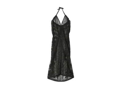 beautiful people Coffee Bean Bag Lace Halterneck Dress "Black"