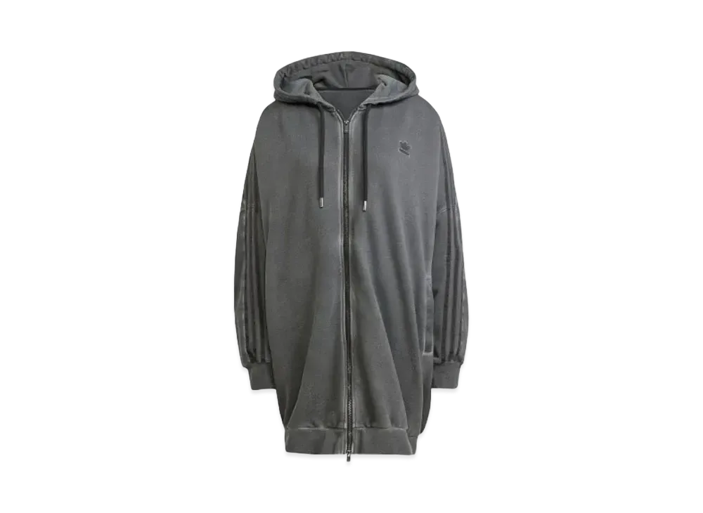 adidas Adilenium Season 2 Washed oversize Full-Zip Parka (Gender Neutral) "Black"