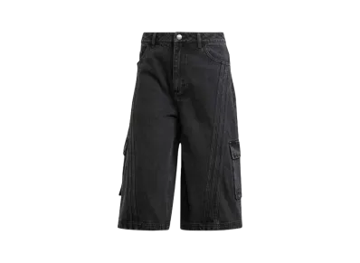 adidas Adilenium Season 2 Denim Capri Shorts (Gender Neutral) "Black"