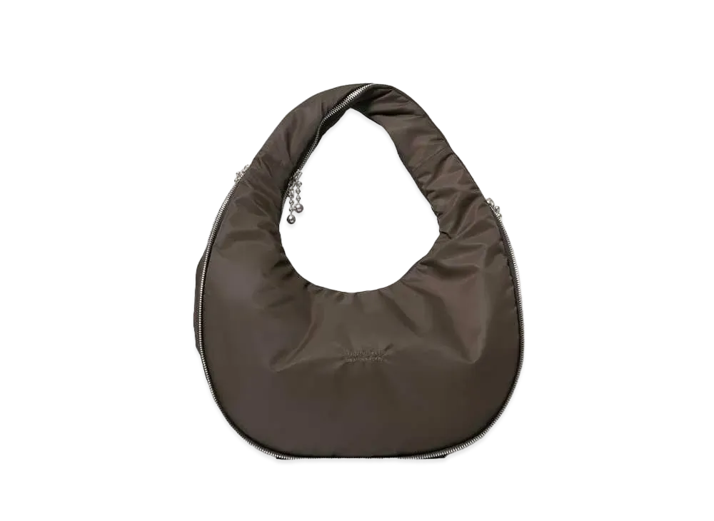 beautiful people Mobius Bag In Nylontwill L "Dark Olive"