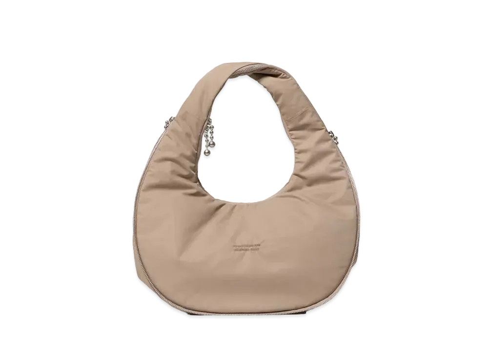 beautiful people Mobius Bag In Nylontwill L "Sand Beige"