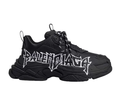 バレンシアガ トリプルS スニーカー DIY メタル "ブラック/ホワイト"