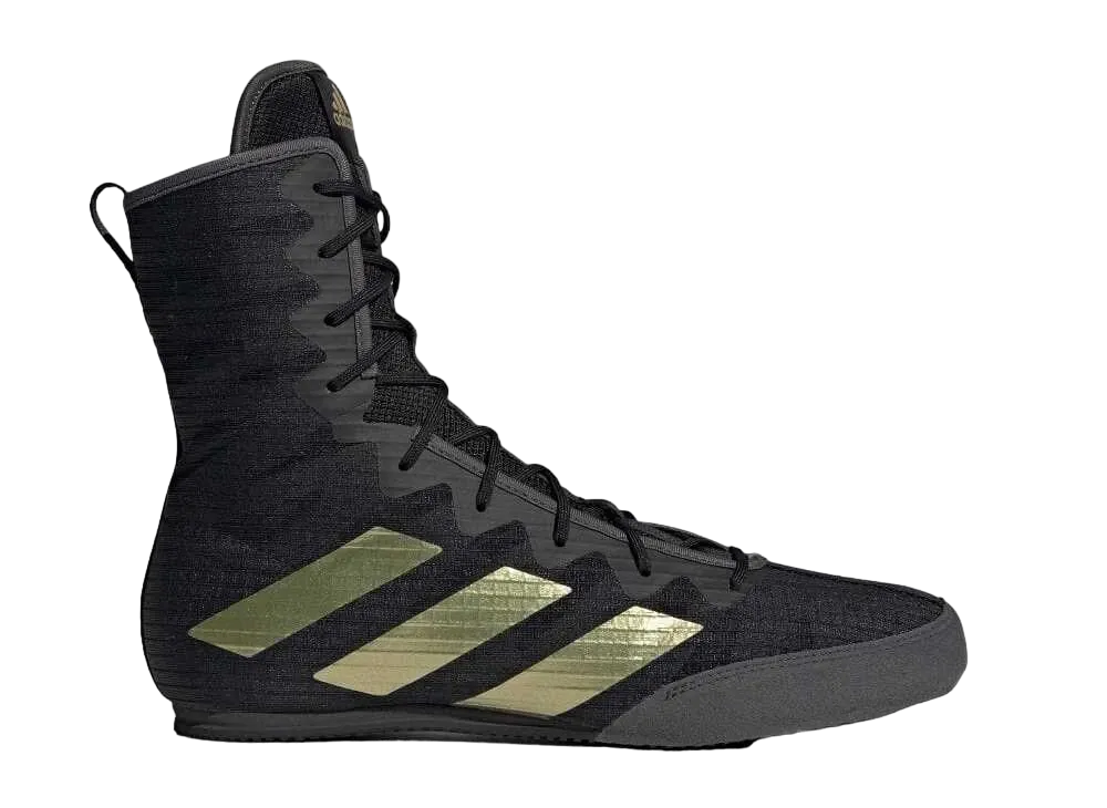 アディダス ボックスホグ4 "コアブラック/ゴールドメタリック/グレーシックス"