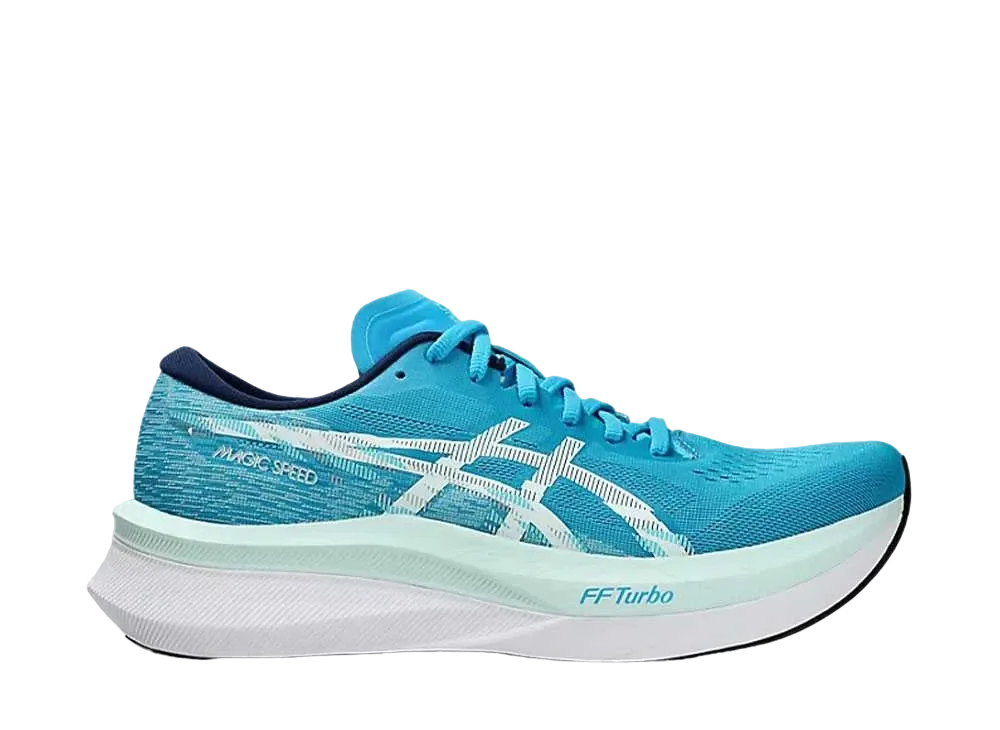 アシックス マジックスピード4 ワイド "デジタルアクア/スーシングシー"